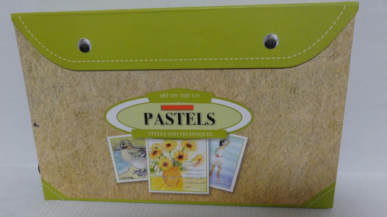 NEW! Spice Box Art On The Go Pastels Set 20 Pastels, Instruction Book