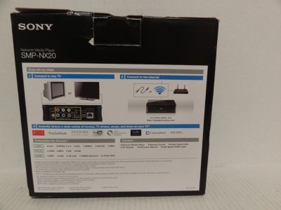 Sony Streaming on New Sony Smp Nx20 Streaming Player With Wi Fi Stream Ebay