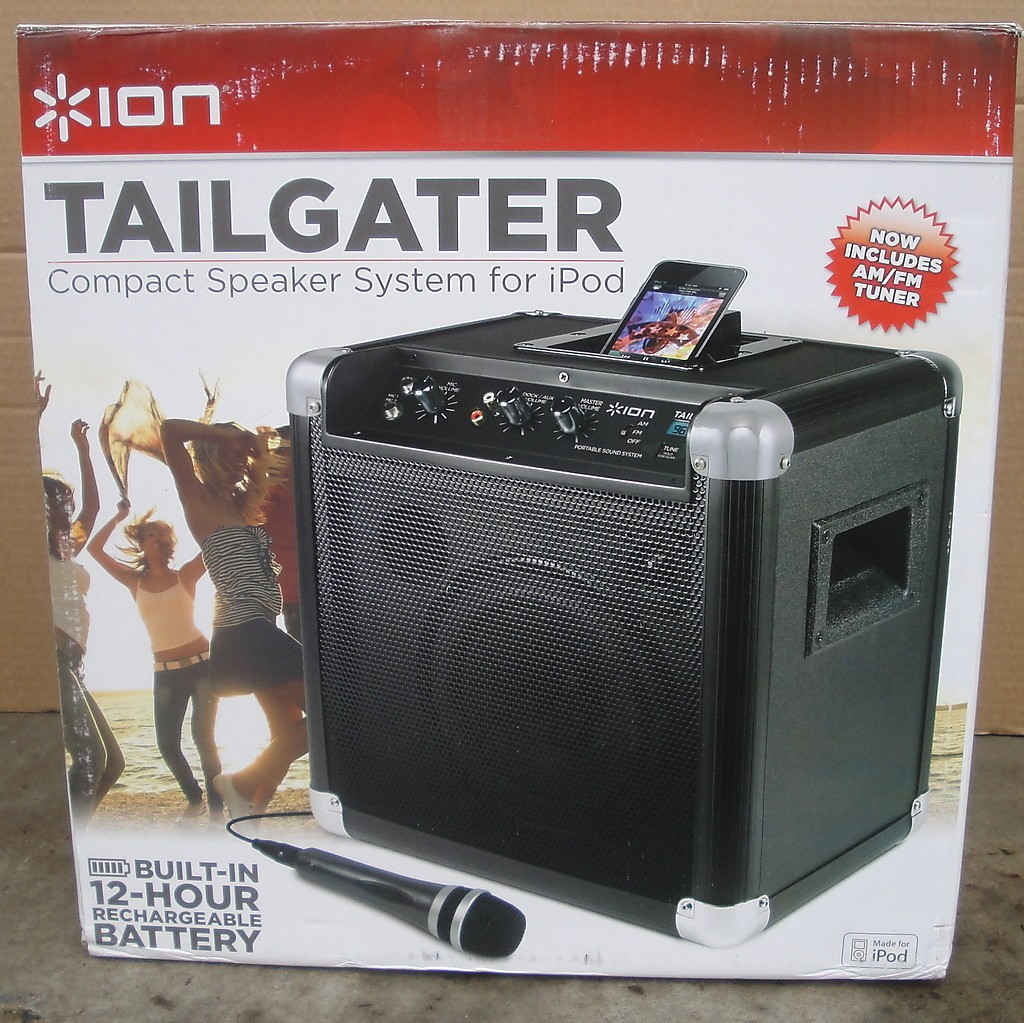 Ion Audio Tailgater Portable PA System for iPod/Iphone With AM/FM Tuner
