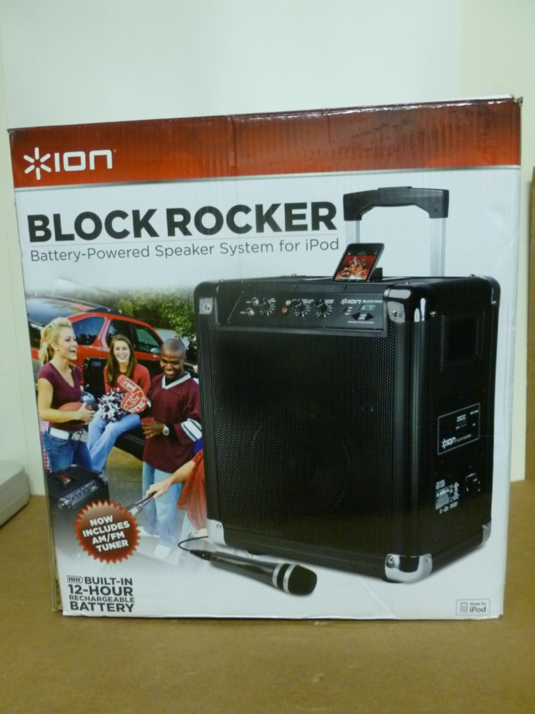 Ion Audio Block Rocker Portable PA System for iPod/Iphone With AM/FM