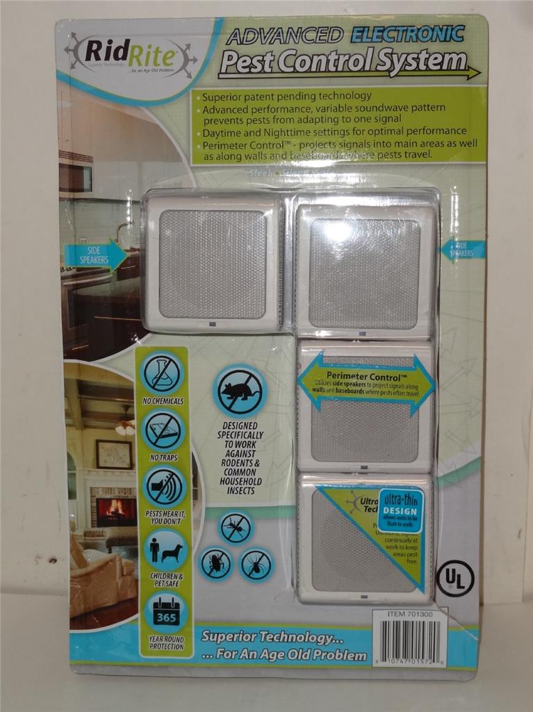 NEW! RidRite Advanced Electronic Pest Control System 4 Pack RR300XL eBay