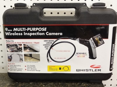 Whistler 9mm Multi-Purpose Wireless Inspection Camera 3.5" Monitor IC