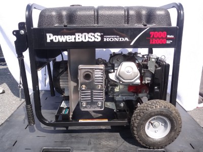 Powerboss generator with honda engine