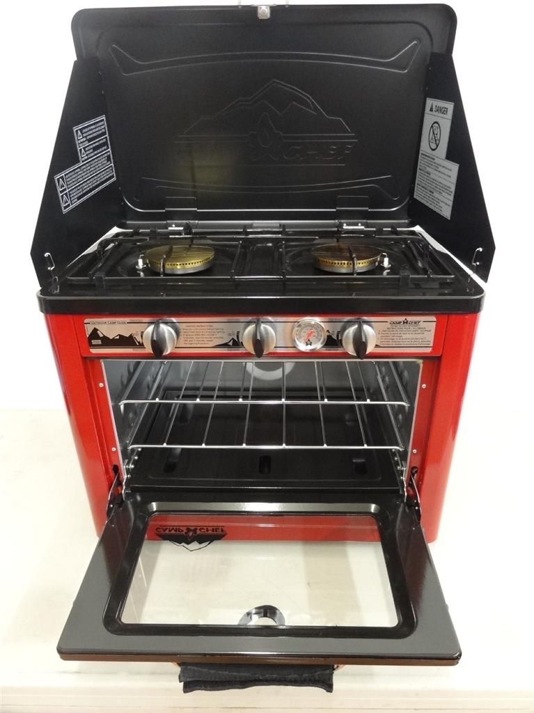MINT! Outdoors Camp Chef Camp Oven Portable Stove RED Model COVEN12 eBay