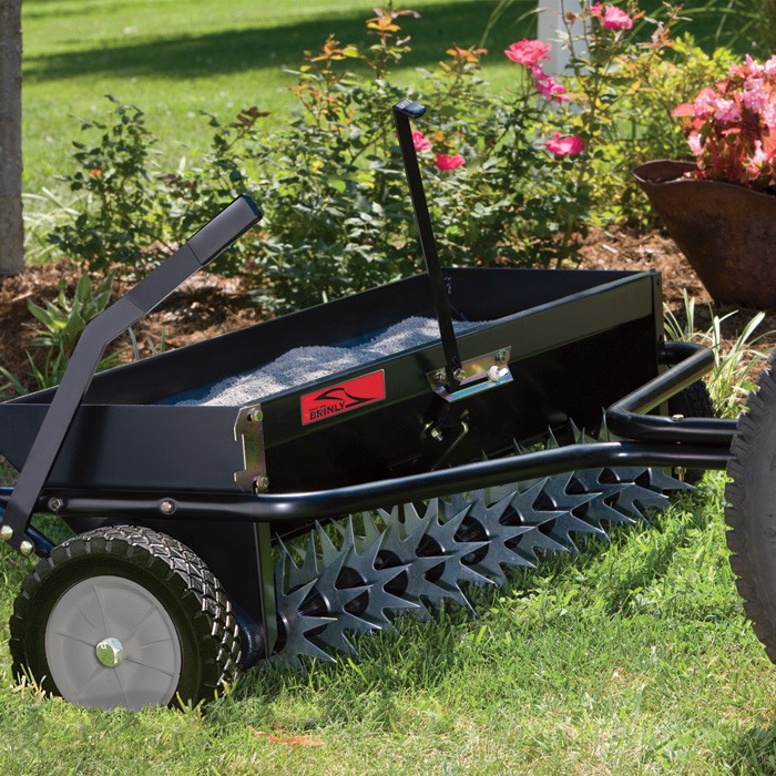 NEW! BrinlyHardy 40 in. TowBehind Combination AeratorSpreader Model