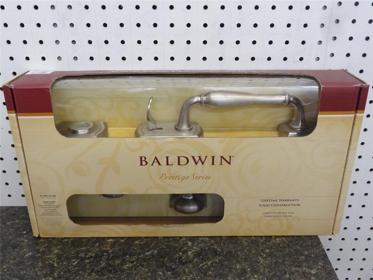 NEW! Baldwin Prestige Series Wesley Handleset With Alcott Knob 91800