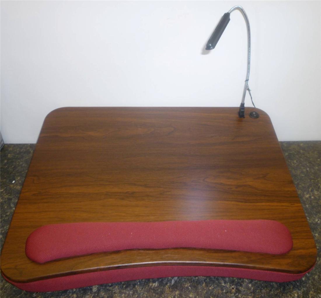 NEW! Sofia And Sam Lap Desk W/ USB Light And Padded Wrist Cushion