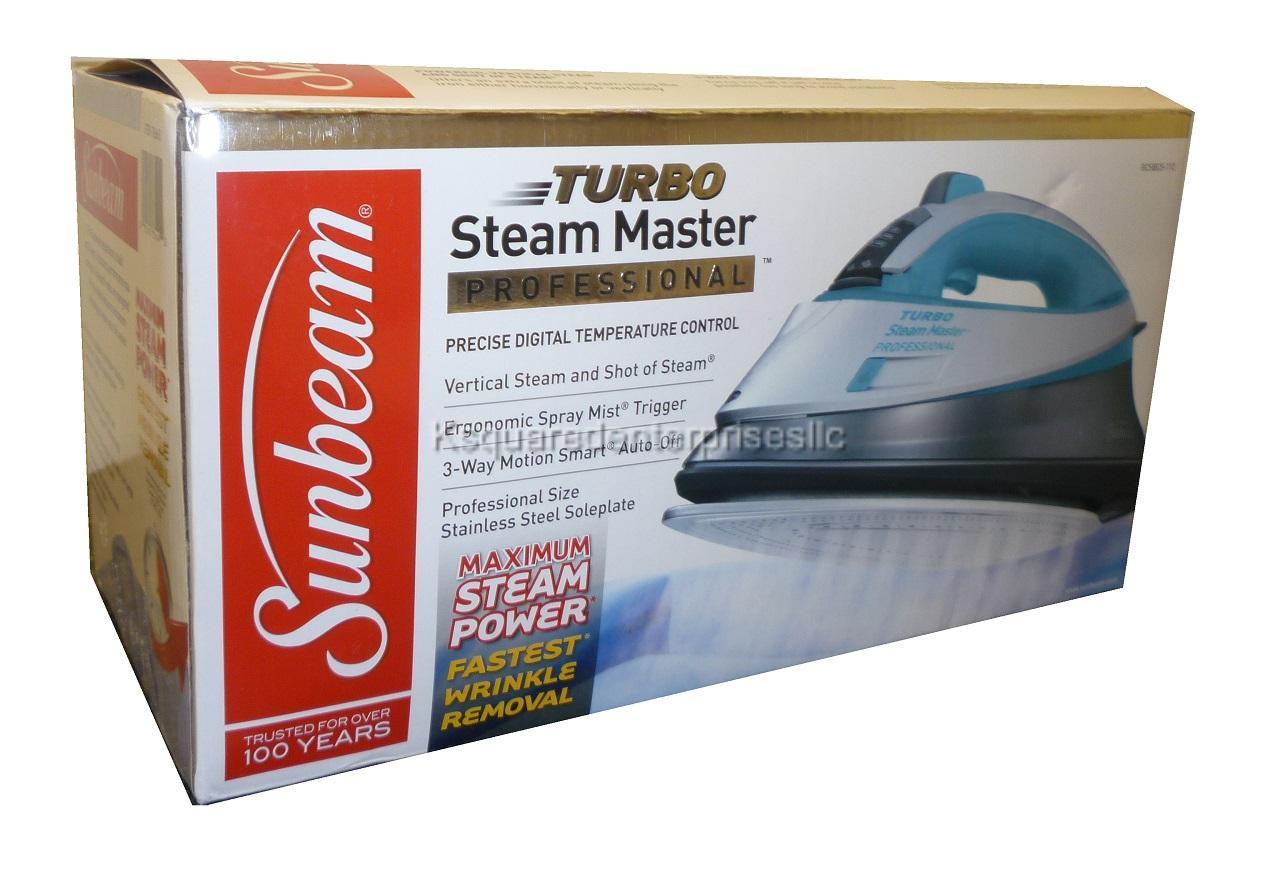 Sunbeam Turbo Steam Master Professional Iron Model GCSBCS112 Max Steam