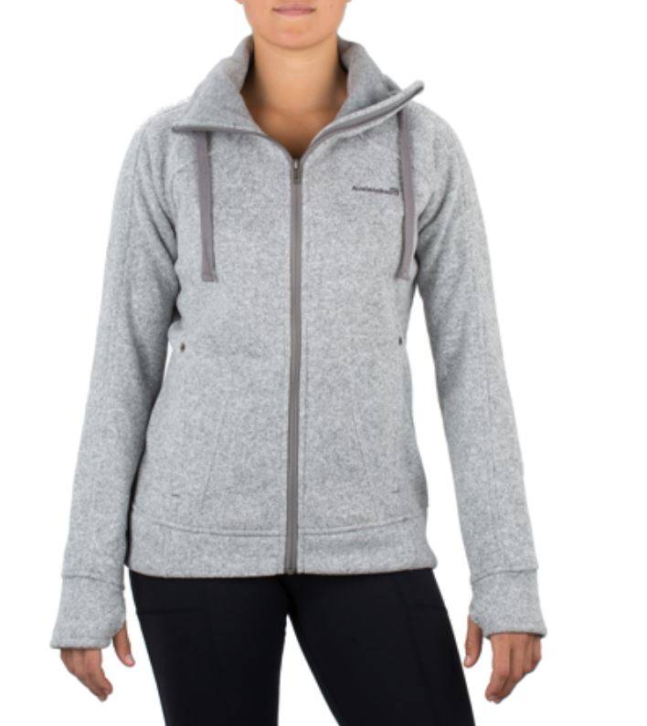 NEW WOMENS AVALANCHE WEAR OUTDOOR INSPIRED APPAREL FULL ZIP FLEECE