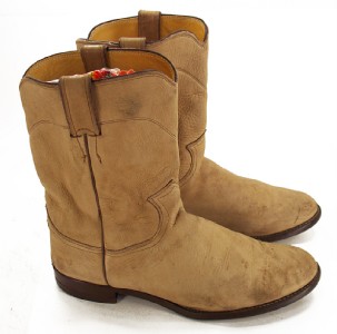 deerskin cowboy boots