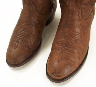 deerskin cowboy boots
