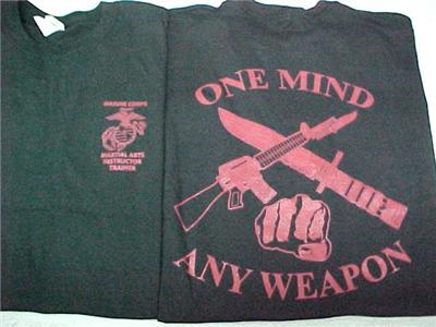 usmc martial arts instructor shirt