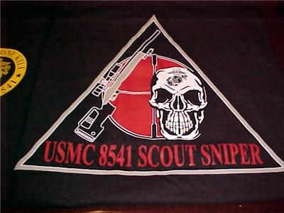 marine corps scout sniper t shirts