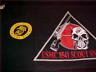 marine corps scout sniper t shirts