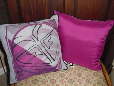 Purple Gray Bedroom on Roxy Paparazzi Purple Gray Square Throw Pillow Nwt   Ebay