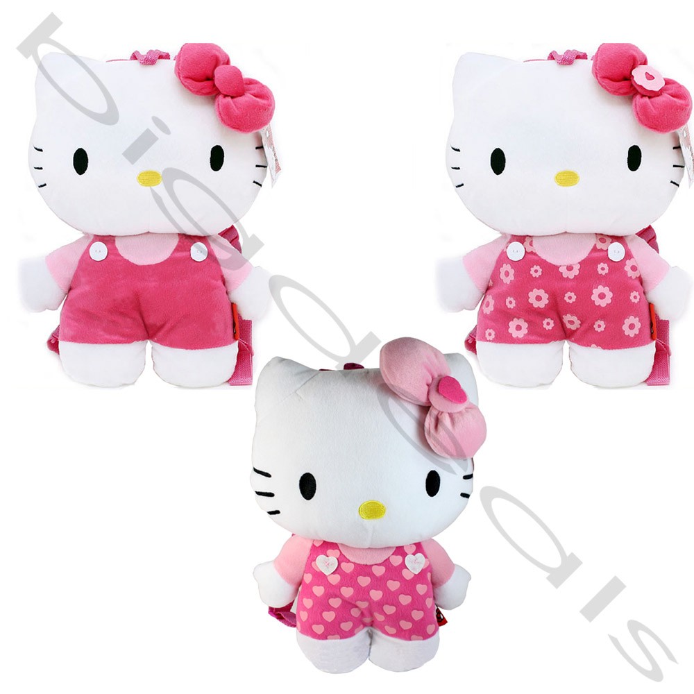 Hello Kitty Plush Backpack Doll Safety Harness Leash Sanrio School Bag