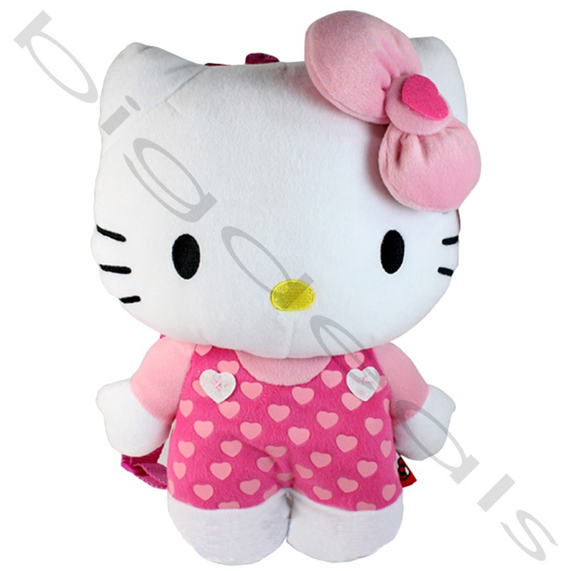Hello Kitty Plush Backpack Doll Safety Harness Leash Sanrio School Bag
