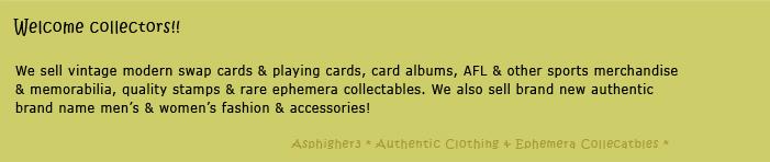 Welcome Collectors to asphigher3