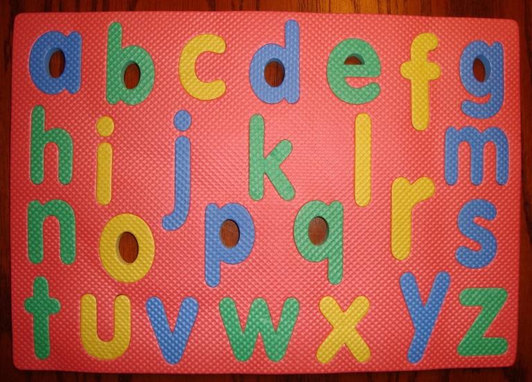 Foam Alphabet Puzzle Lowercase Letters ABC Teacher Supply Homeschool