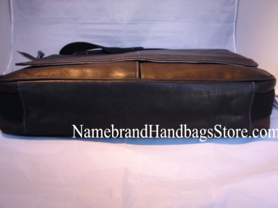 Leather Laptop Messenger Bags on New Kenneth Cole Men Messenger Laptop Black Genuine Leather Bag Ebay