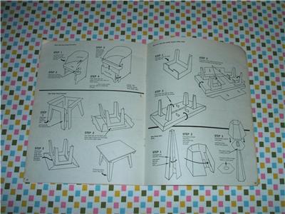 Vintage 1964 Mattel Barbie Dream House Assembly Instructions Original Booklet | eBay