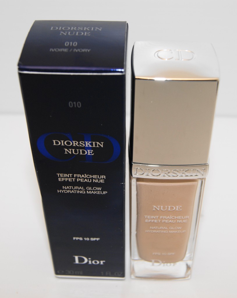 DIORSKIN NUDE NATURAL GLOW FOUNDATION ~ #010 IVORY ~