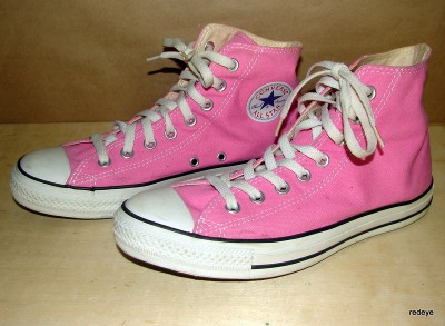 Converse Shoes Official Website on Pink Converse Chuck Taylor All Star Hi Top Sneakers Shoes Womens 10