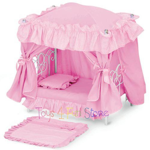 www.toys4funstores.com - Play Doll Canopy Bed