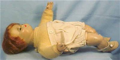 Madame Alexander Doll Clothes on Madame Alexander Butch Composition Doll 1936 Orig Clothes Cloth Body