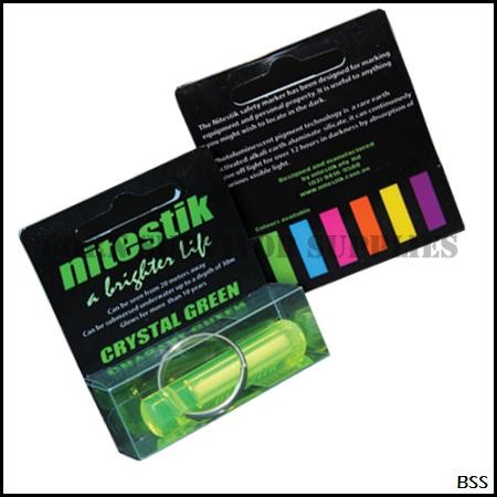 NITESTIK GLOWRING KEYRING GADGET MINI GLOW NITE STICK