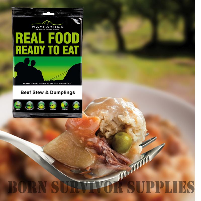WAYFAYRER RATION PACKS Ready To Eat Wet Meals Camping MRE Food Army Survival eBay