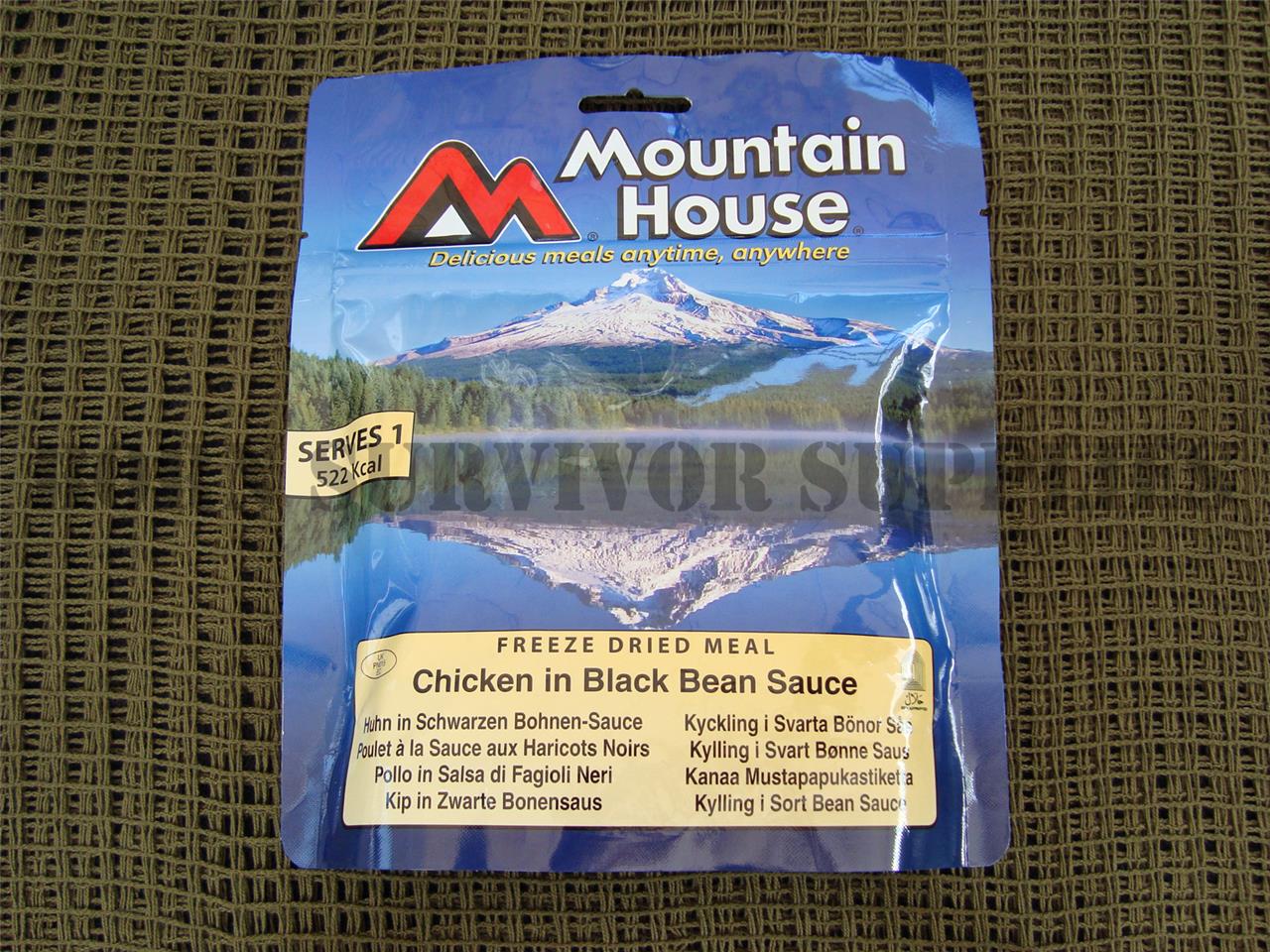 MOUNTAIN HOUSE RATION PACKS Lightweight Freeze Dried Camping Meals
