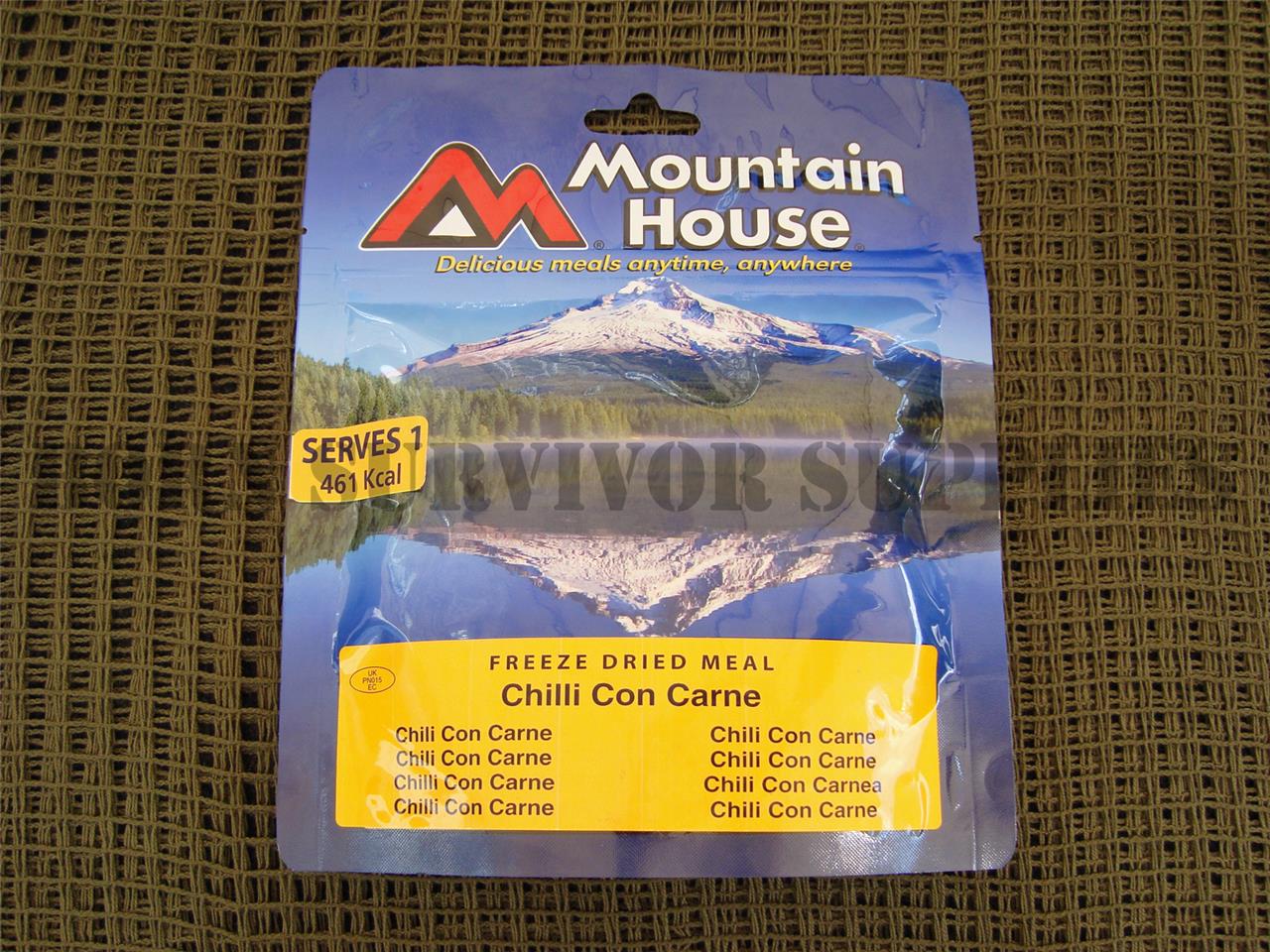 MOUNTAIN HOUSE RATION PACKS Lightweight Freeze Dried Camping Meals