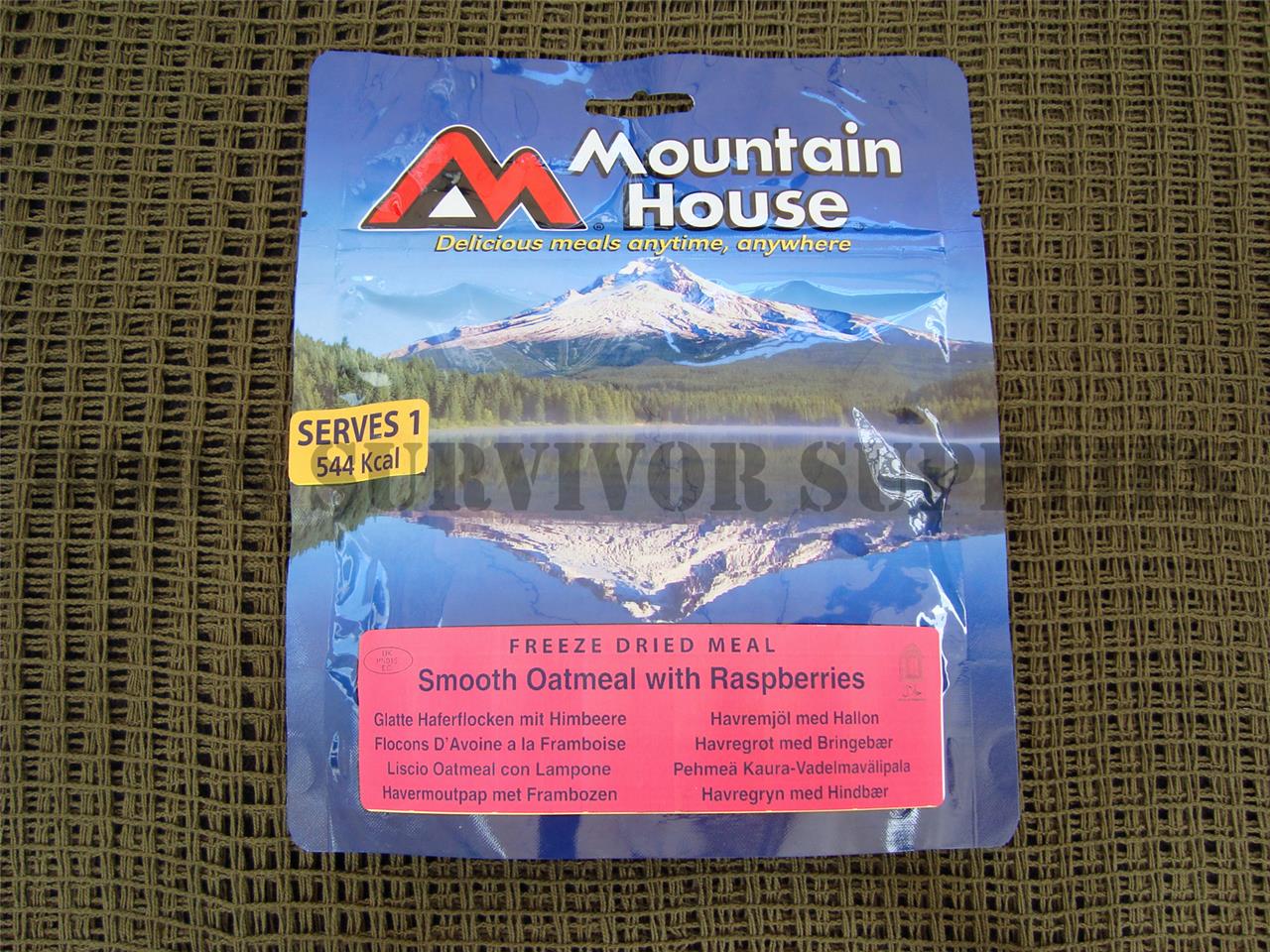 MOUNTAIN HOUSE RATION PACKS Lightweight Freeze Dried Camping Meals