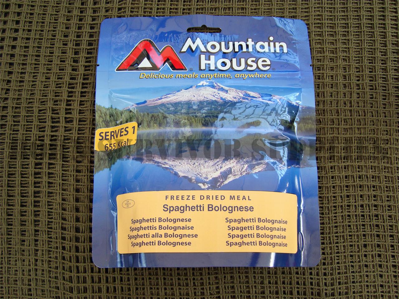 MOUNTAIN HOUSE RATION PACKS Lightweight Freeze Dried Camping Meals