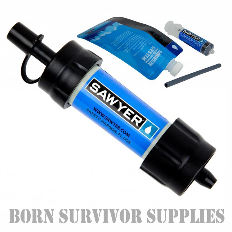 Genuine SAWYER MINI WATER FILTER KIT - Filtration Survival Purification Straw - Afbeelding 1 van 1