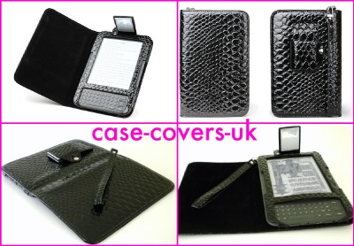 Funky Kindle Covers on Black Crocodile Print Case Cover For Kindle 3 3g With Led Light Ebay