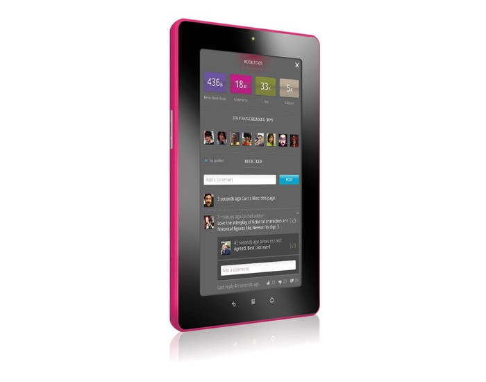 KOBO VOX 7" COLOUR EREADER TABLET WiFi 8GB, ANTI GLARE TOUCH SCREEN