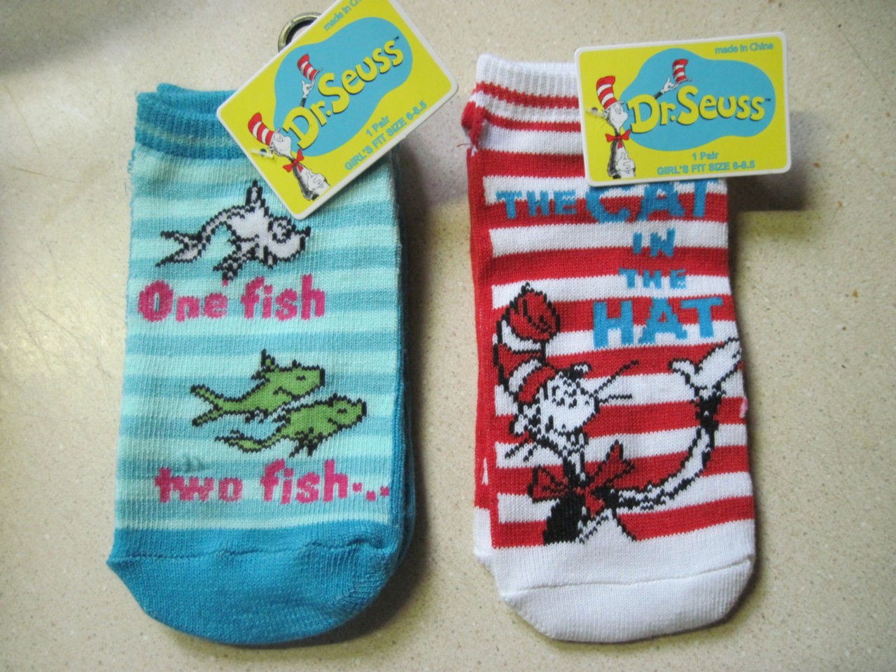 DR. SEUSS Socks Children's 68.5 Choice NEW eBay