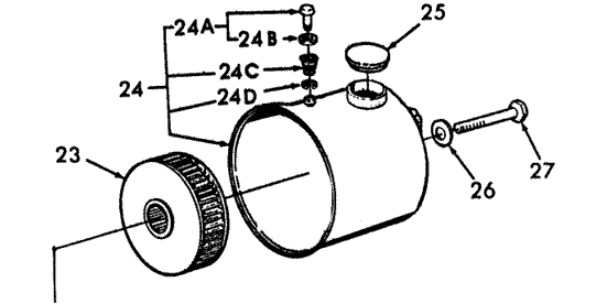 Ford 2000 3000 4000 5000 7000 Tractor Power Steering Ps