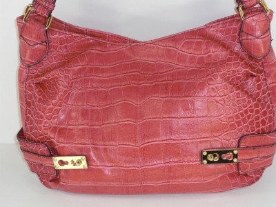 Jessica Simpson Hangbags on Jessica Simpson Coral Embossed Naomi Hobo Handbag Ebay