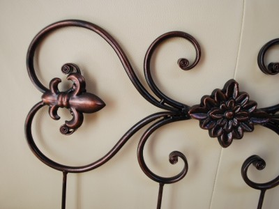 Fleur  Bathroom Accessories on Handmade Metal Fleur De Lis Hat Towel Coat Hanger Hooks   Ebay