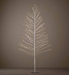 Restoration Hardware Starlit Christmas Tree 7' LED Starry warm-white snow ~ NEW | eBay