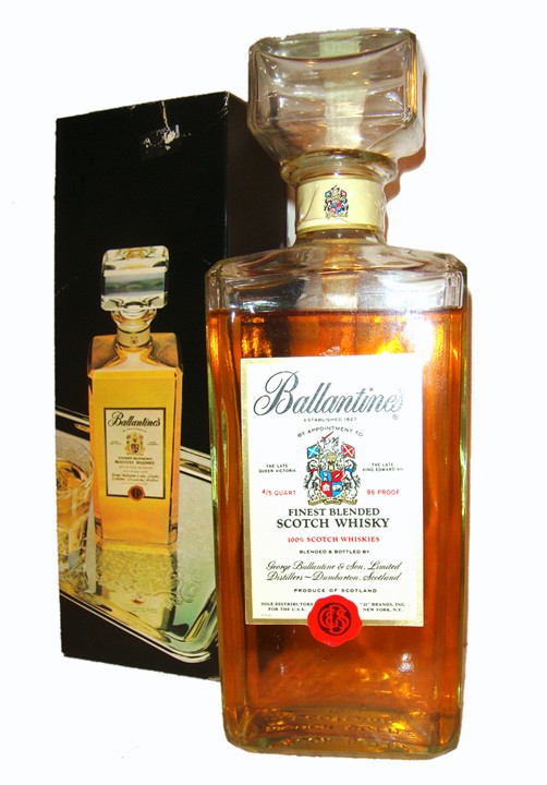 Ballantine's Scotch Whisky Vintage Decanter Fifth OLD & RARE eBay