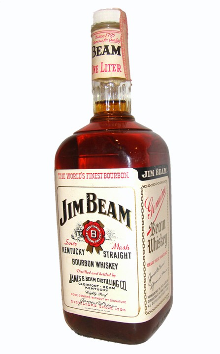Jim+Beam+Bottles+Price+Guide Details about Jim Beam White Label Bourbon Whiskey Old Bottle-RARE