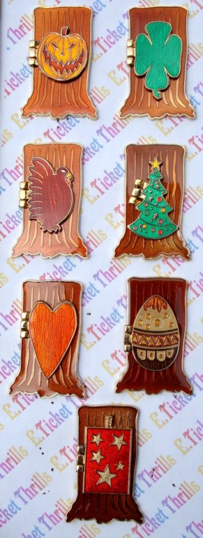 Disney Dsf Door To Nightmare Before Christmas 7 Pin Jack Santa