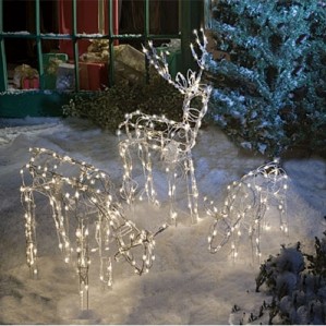 animated lighted reindeer family set 3 christmas yard animated lighted reindeer family set 3 christmas yard