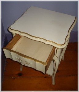 Vintage Shabby Chic Bedroom Set French Provincial 7 Piece