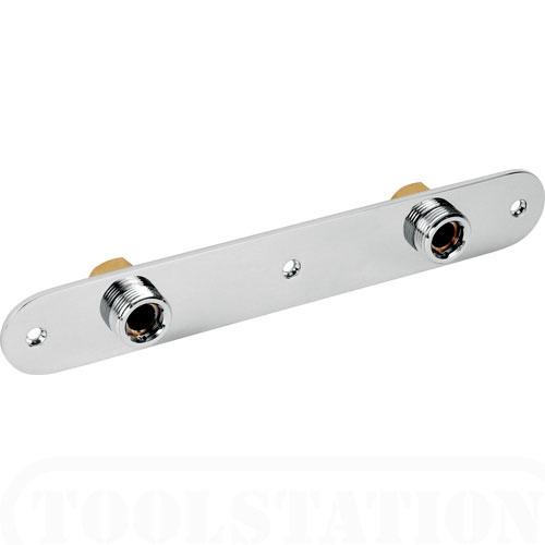 BAR SHOWER MIXER WALL SURFACE FIXING BACK PLATE ELBOWS eBay