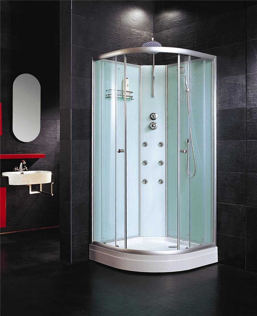 Shower pod all in one enclosure with jets, mixer, diverter, head, tray, cubicle eBay